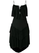 Philosophy Di Lorenzo Serafini - Layered Dress - Women - Viscose - 42, Black, Viscose