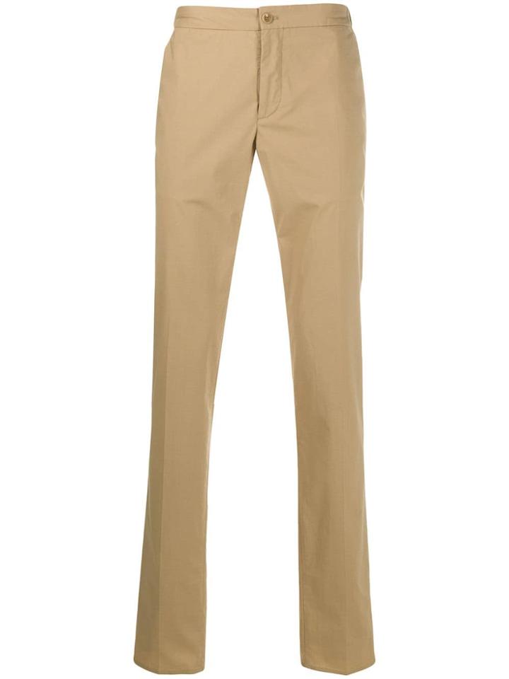 Incotex Elasticated Waist Slim Trousers - Neutrals