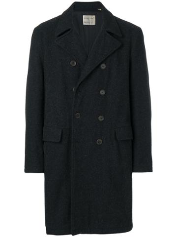 Helmut Lang Vintage Double Breasted Long Coat - Grey
