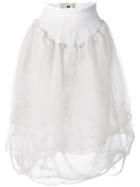 Marc Le Bihan Elasticated Waist Skirt - White