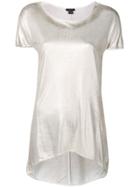 Avant Toi Metallic Effect T-shirt - Gold