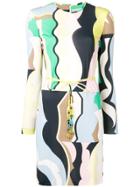 Emilio Pucci Vallauris Print Belted Dress - Pink