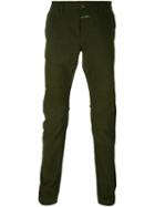 Closed Slim Chino Trousers, Men's, Size: 29/34, Green, Cotton/spandex/elastane