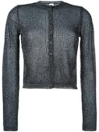 M Missoni Metallic Effect Cardigan, Women's, Size: 38, Black, Polyamide/metallic Fibre