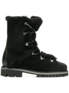 Yves Salomon High-top Hiking Boots - Black