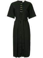 Ports 1961 O-ring Detail Belted Dress - Black
