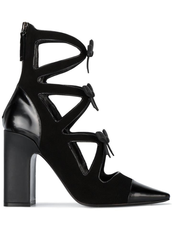 Fabrizio Viti Black Suede Take A Bow 100 Boots