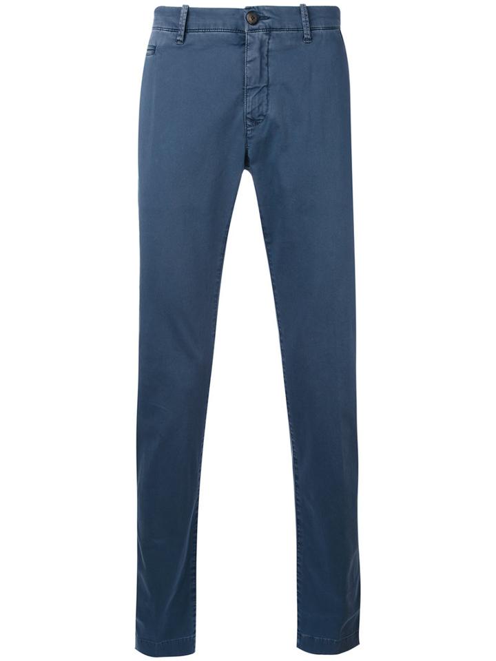 Jacob Cohen - Classic Chinos - Men - Cotton/spandex/elastane - 32, Blue, Cotton/spandex/elastane
