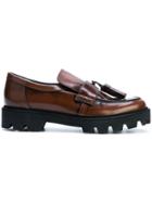 Mulberry Chunky Soled Loafers - Brown
