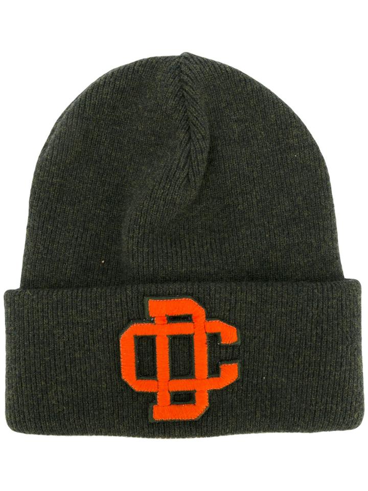 Dsquared2 Embroidered Logo Ski Knit Hat - Black