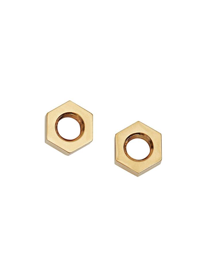 Burberry Gold-plated Nut Earrings