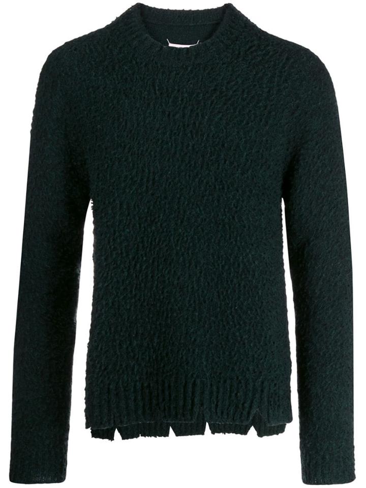 Maison Margiela Destroyed Sweater - Green