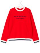 Burberry Kids Embroidered Logo Sweatshirt