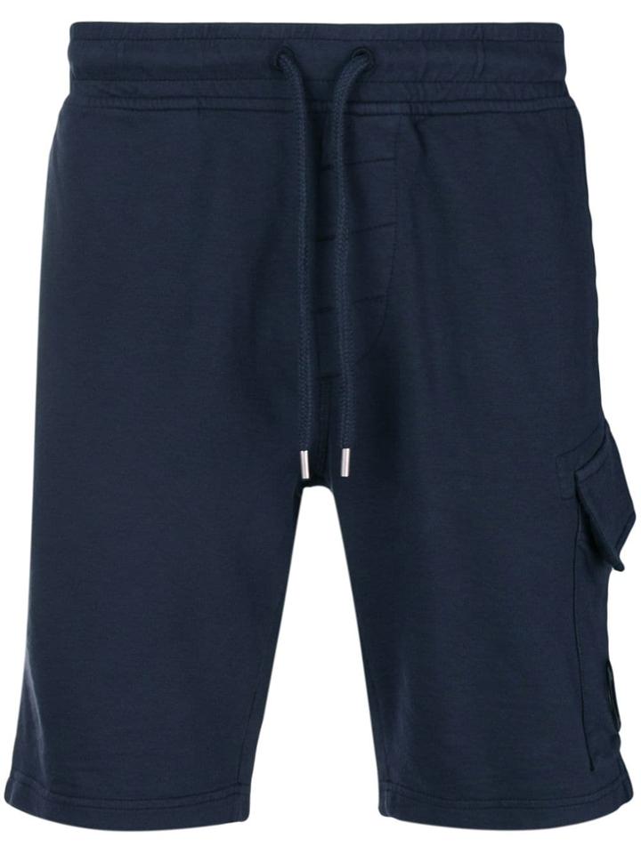 Cp Company Slim-fit Lens Shorts - Blue