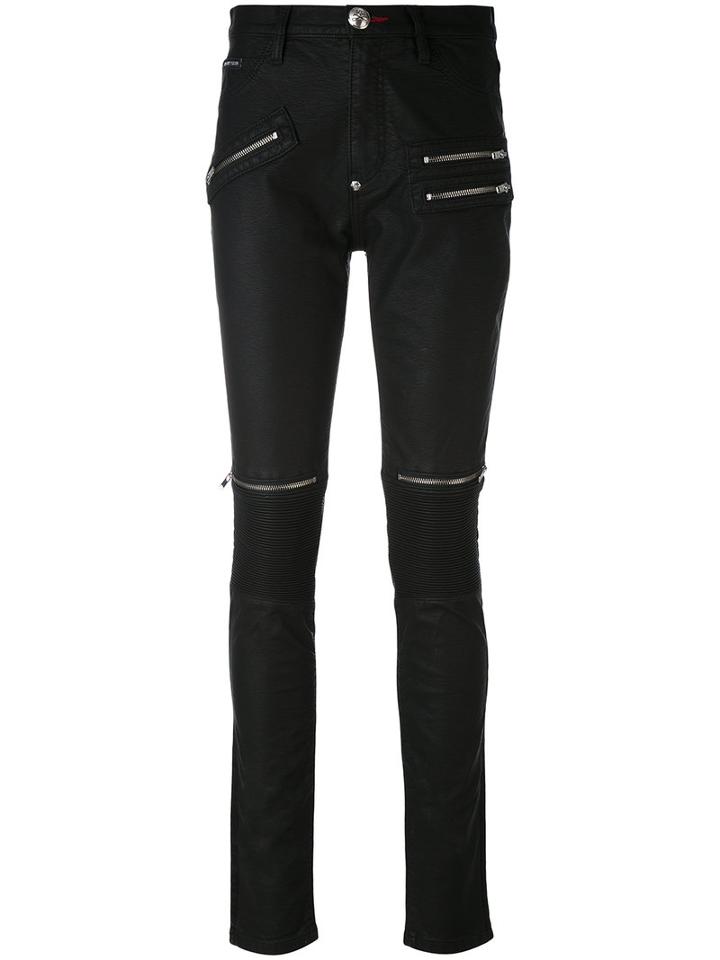 Anthony Jeggings - Women - Cotton/polyurethane/spandex/elastane/viscose - 29, Black, Cotton/polyurethane/spandex/elastane/viscose, Philipp Plein