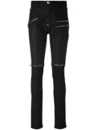 Anthony Jeggings - Women - Cotton/polyurethane/spandex/elastane/viscose - 29, Black, Cotton/polyurethane/spandex/elastane/viscose, Philipp Plein
