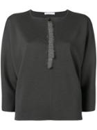 Fabiana Filippi Zipped Neck Jumper - Grey