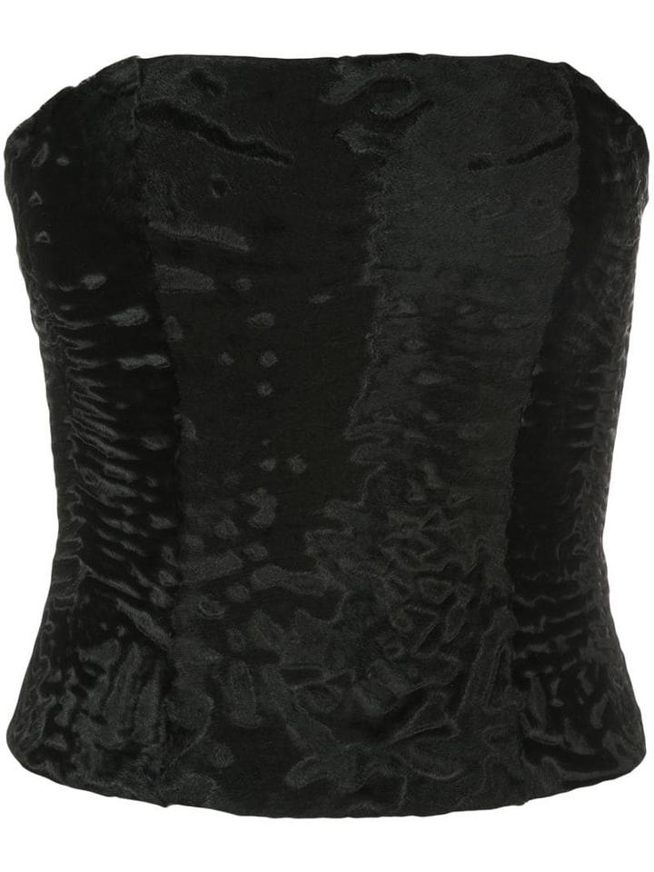 Rubin Singer Broadtail Corset - Black