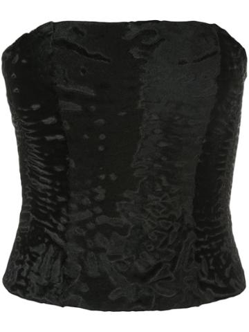 Rubin Singer Broadtail Corset - Black