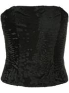 Rubin Singer Broadtail Corset - Black
