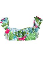 Mc2 Saint Barth Kids Violette Bikini Top - Green
