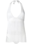 Missoni - Fringed Bikini Set - Women - Polyamide/spandex/elastane/viscose - 44, White, Polyamide/spandex/elastane/viscose