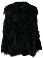 Stella Mccartney Aurora Fur Free Fur Jacket - Black