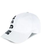 Msgm Logo Print Baseball Cap - White
