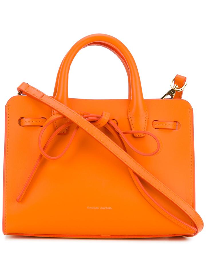 Mansur Gavriel Flap Closure Clutch - Yellow & Orange