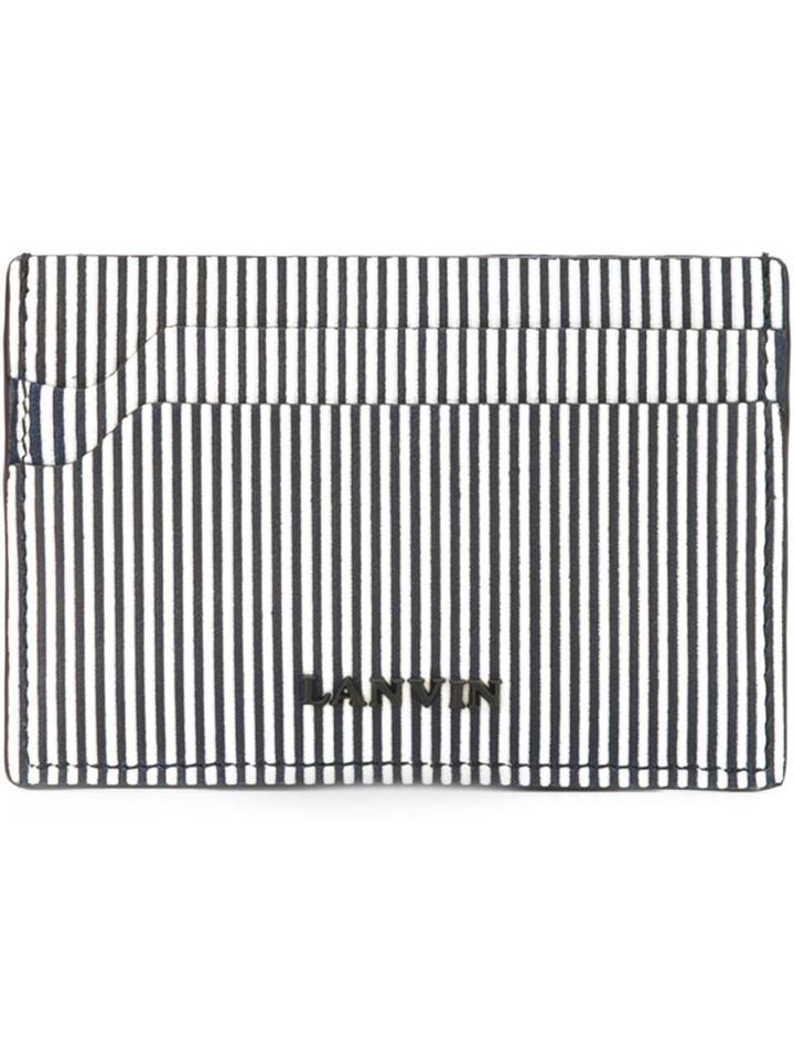 Lanvin Striped Cardholder