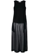 Comme Des Garçons Vintage Sheer Maxi Dress - Black