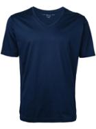 Estnation V-neck T-shirt, Men's, Size: Medium, Blue, Cotton