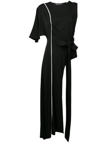 Valery Kovalska Asymmetric Longline Top - Black
