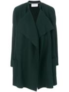 Harris Wharf London Boxy Draped Coat - Green