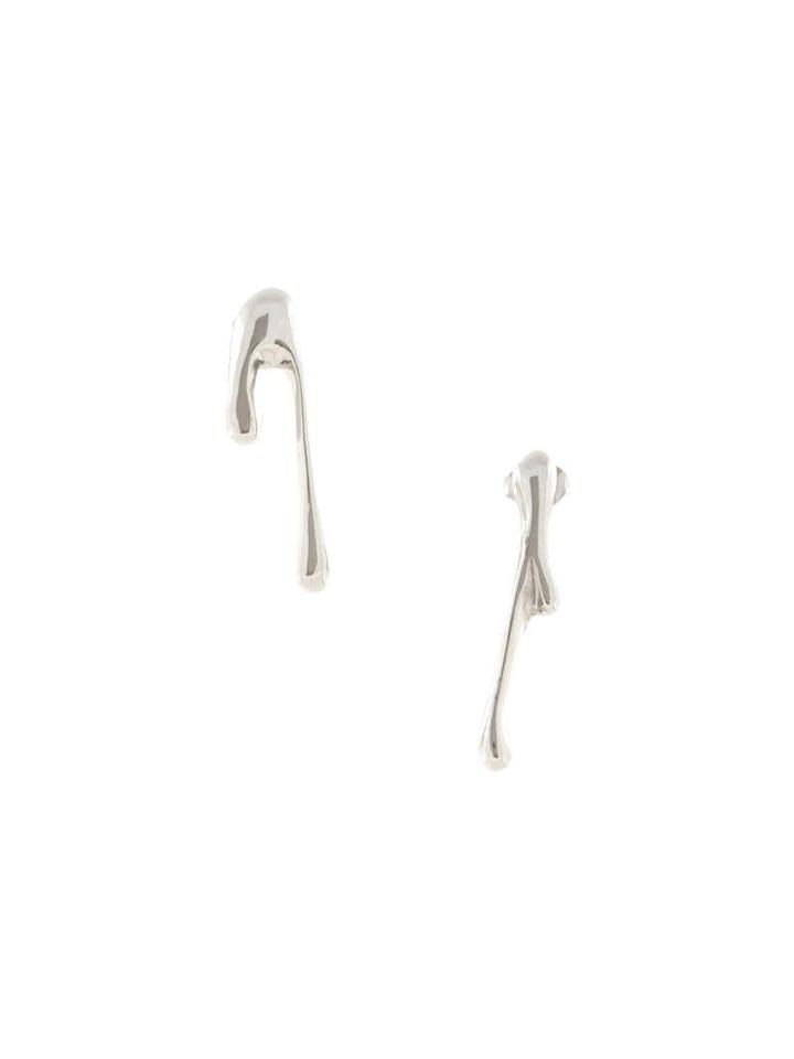 Fjord Amalgama Stud Earrings - Silver