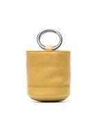Simon Miller Yellow Leather Bonsai Small Bucket Bag - Yellow & Orange