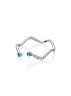 Sabine Getty Wiggly Snake Ring - Metallic