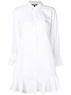 Armani Exchange Flared Shirt Dress - White