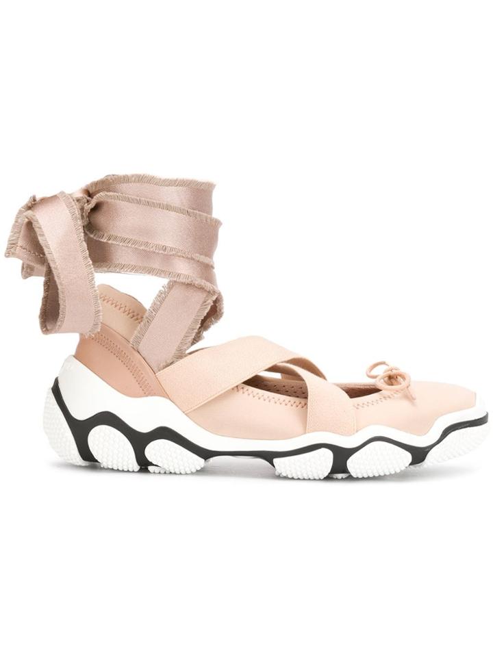 Red Valentino Red (v) Ballerinas Sneakers - Neutrals