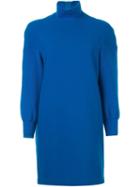 Comme Des Garçons Pre-owned Polo Neck Dress - Blue