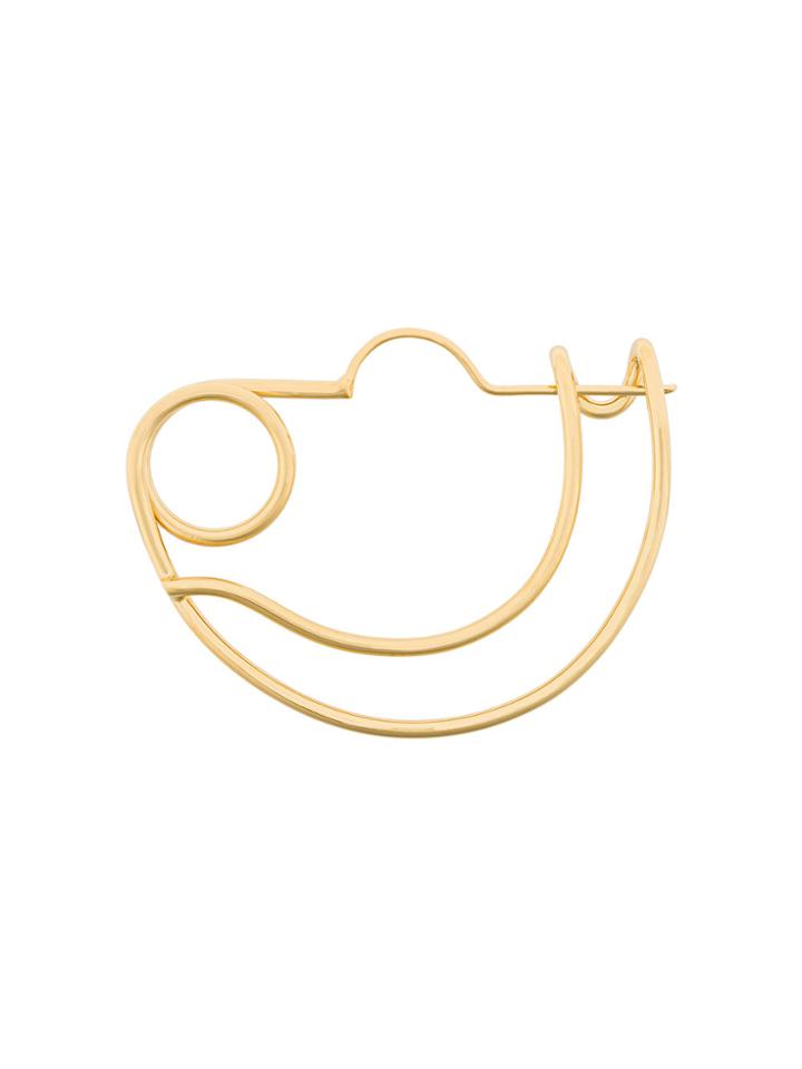 Wouters & Hendrix Technofossils Earring - Metallic