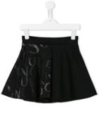 Young Versace - Rhinestone Embellished Skirt - Kids - Polyamide/spandex/elastane - 12 Yrs, Black