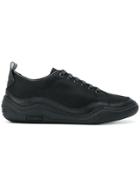 Lanvin Textured Runner Sneakers - Black