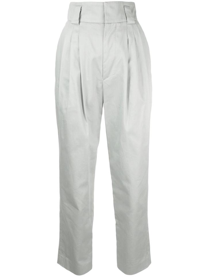Loewe Flared Cropped Trousers - Black