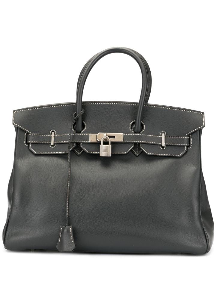 Hermès Pre-owned 2002 Birkin 35 Tote - Grey