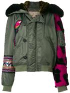History Repeats Patchwork Jacket - Green