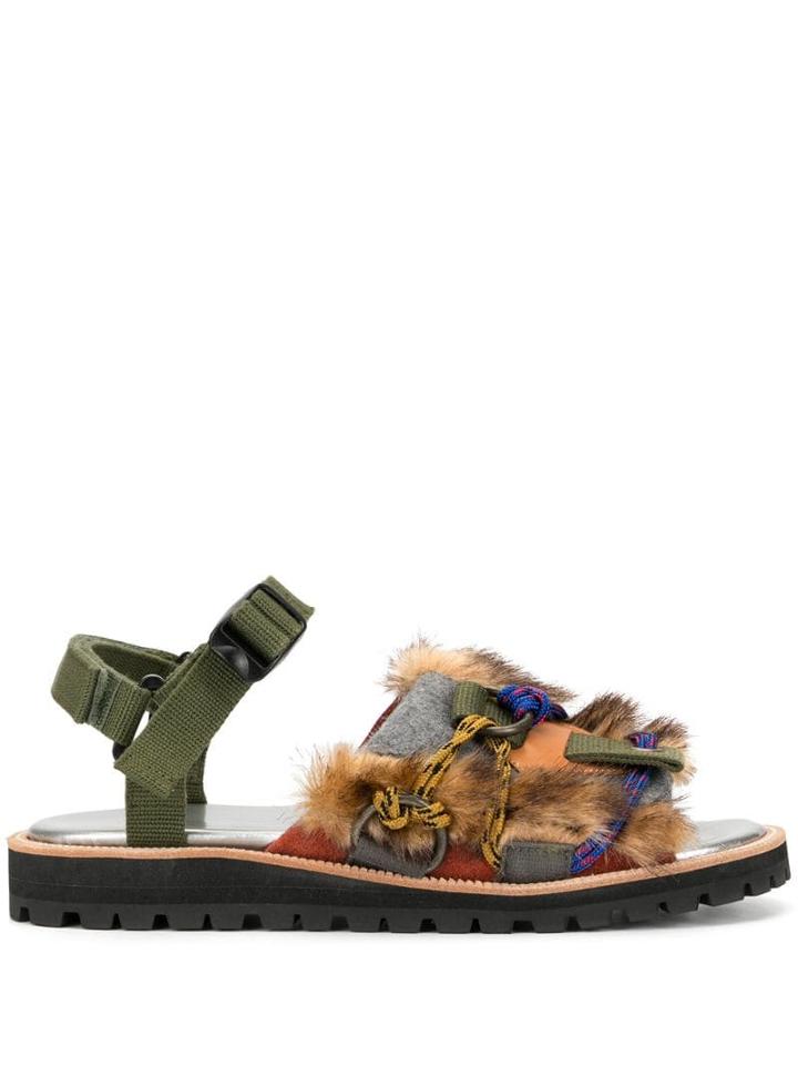 Kolor Patchwork Sandals - Multicolour