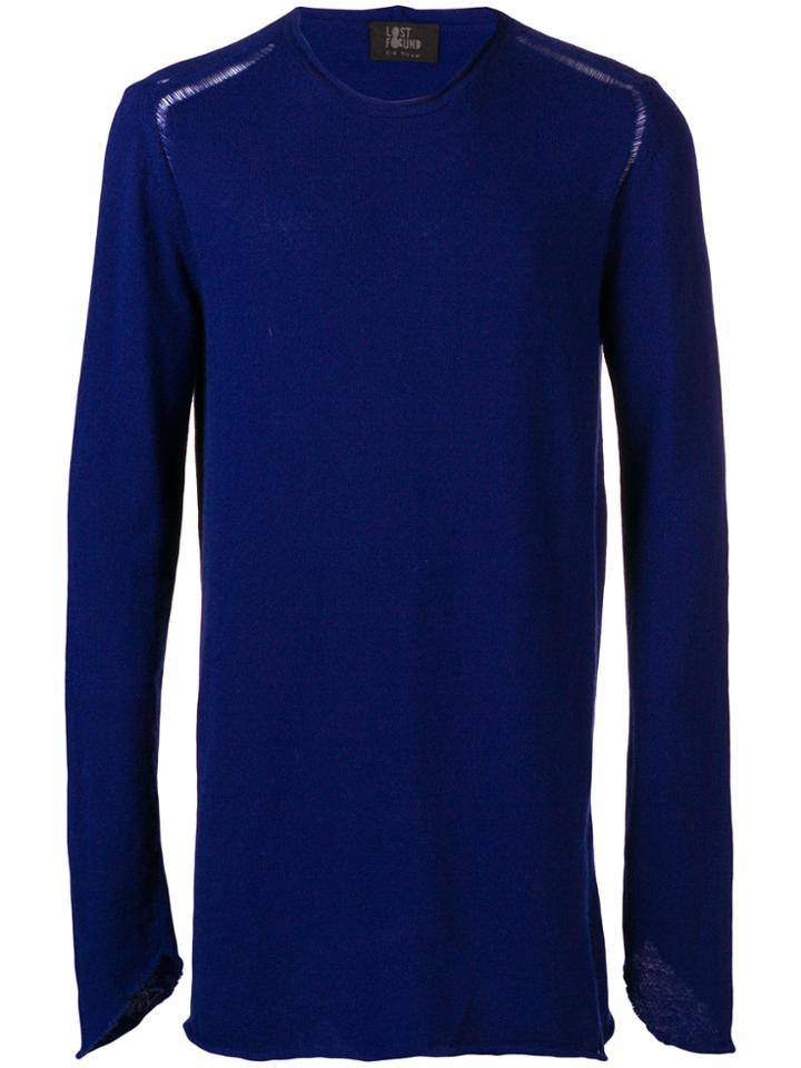 Lost & Found Ria Dunn Crew Neck Sweater - Blue