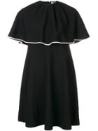 Valentino Cape Dress - Black