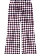 Gucci Checked Tweed Culotte Trousers - Blue
